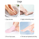 1pai Silicone Foot Care Socks Anti Cracking Moisturizing Gel Socks Cracked Dead Skin Remove Protector Pain Relief Pedicure Tools