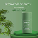 Entrega de suministro encantador té verde limpieza máscara sólida berenjena limpieza profunda TikTok misma máscara sólida