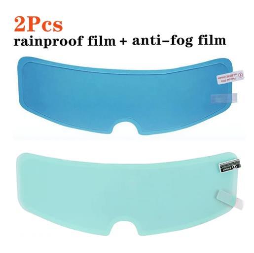 2 Película  para capacete Ante Chuva e embaçamento