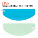 2 Película  para capacete Ante Chuva e embaçamento