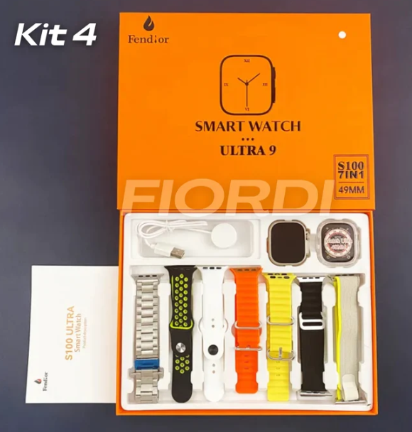 SmartWatch - Série 9 Ultra™ [Kit: 7 Pulseiras + Case]-UPSELL