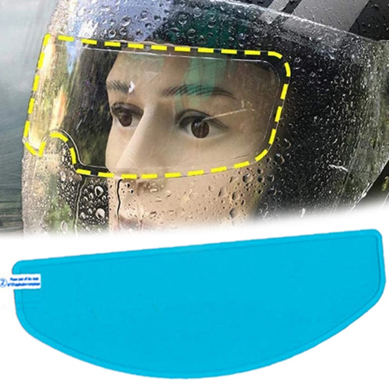 2 Película  para capacete Ante Chuva e embaçamento