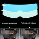2 Película  para capacete Ante Chuva e embaçamento