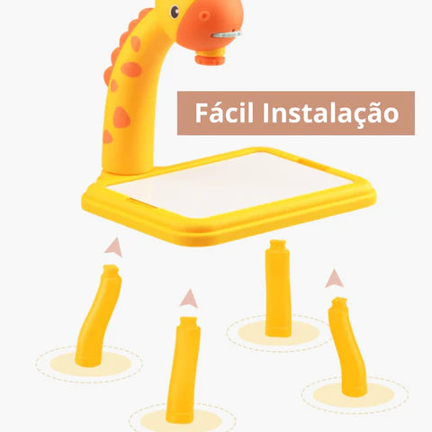 Mesa projetora de desenho infantil interativo