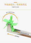 Cortado de melancias em cubos